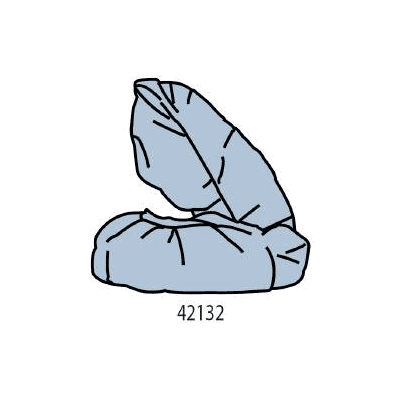 Shoe Cover One Size Fits Most Non-skid Blue N