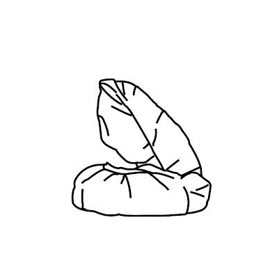 Shoe Cover Tyvek Large Non-skid White Nonste