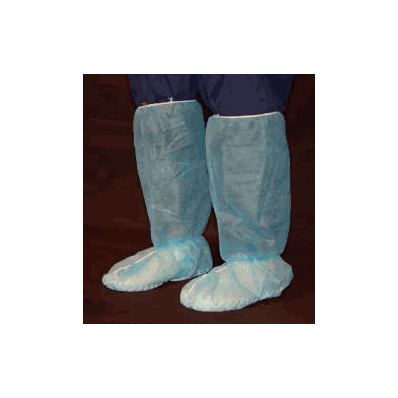 Shoe Cover X-large Knee-high Anti-skid Blue N