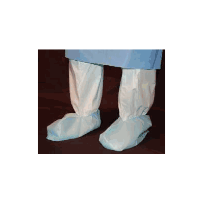 Shoe Cover X-large Knee-high Heavy Grip Blue