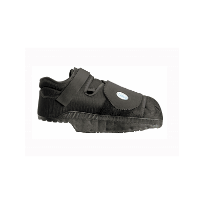 Shoe, Heel Wedge, Square Toe, Blk, Lg, Ea