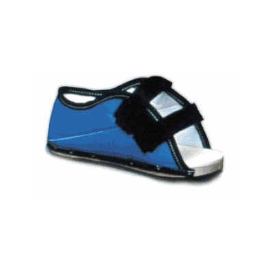Shoe, Post Op, Men'S L, Blue Nylon 12.5"