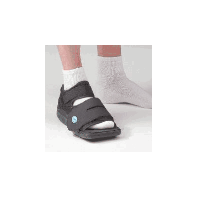 Shoe Post-op Orthowedge Blk Xs
