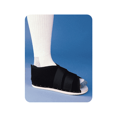 Shoe, Post-op, Soft, Adj Heel, Men, Large - M