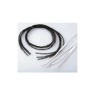 Shoelaces Black Elastic - Shoelace, Elas Rnd