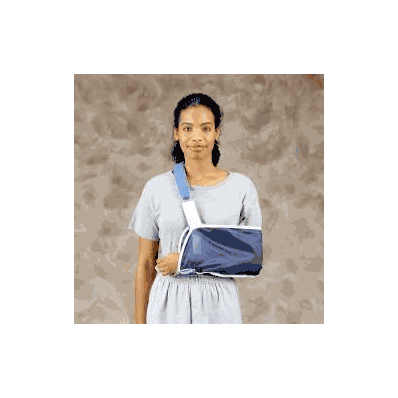 Shoulder immobilizer, medium, tietex, blue
