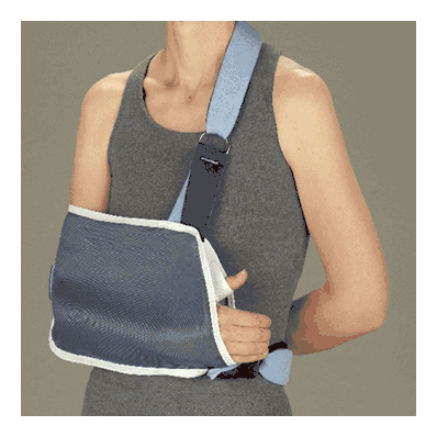 Shoulder immobilizer, x-large in foam with waist strap
