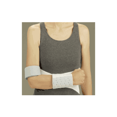 Shoulder immoblizer, medium, elastic, contact closure 