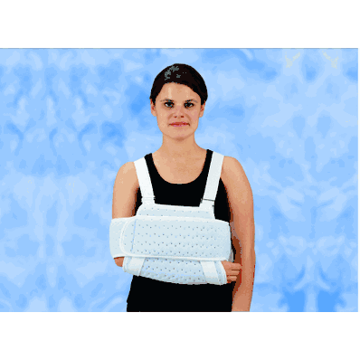Shoulder sling and swathe, universal blue purr foam