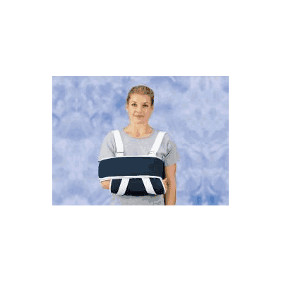 Shoulder sling and swathe, universal, synthetic, blue