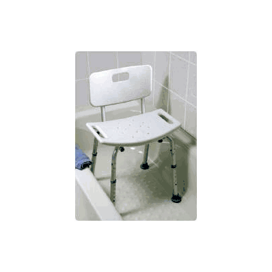 Shower And Bath Chair Deluxe Aluminum With Ba