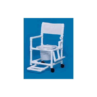 Shower Chair Commode Pvc - Chair, Shwr/Cmode