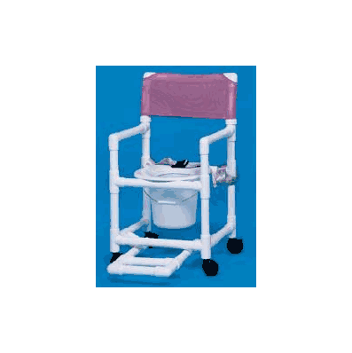 Shower Chair / Commode With Footrest, Seatbel