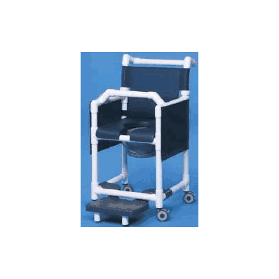Shower Commode Chair Deluxe With Backrest 20