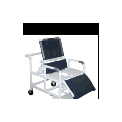 Shower Commode Chair Lumex Pcv Reclining Back