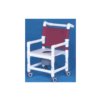 Shower Commode Chair Mesh Back 16 To 22 Inch