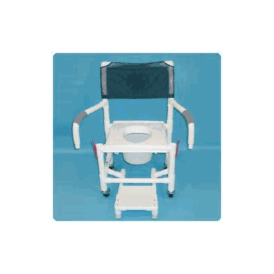 Shower Commode Chair With Backrest - Chair, S