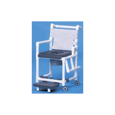 Shower Commode Chair Polyvinyl Chloride Mesh