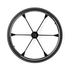 Medline WCA806945SH (NON RETURNABLE) Wheelchair Rear Wheels, 24" Rear Wheels with Hand Rim for Shuttle Extra-Wide Wheelchair, sold as Each <br><br><font color="red"><b>BACK TO THE PRODUCT TABLE, <a href="https://www.aaawholesalecompany.com/medline-durable-medical-equipment--dme--wheelchairs-parts---accessories-wheelchair-bearings.html">CLICK HERE</a></b></font>