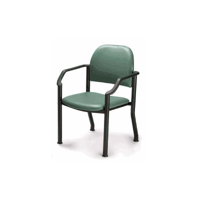Side Chair 680 Series Moss Green Fixed Arms V