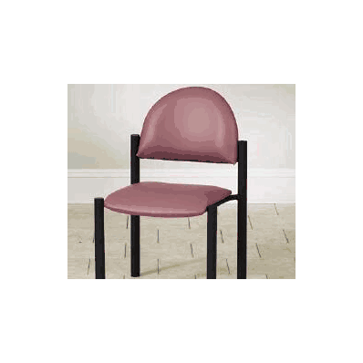 Side Chair Clinton Burgundy / Black Without