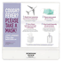 Sign Holder, Horizontal, Holds 11.00" x 8.50" (letter size, landscape) signage, Wall Mount or a Hygiene Station, sold as Each by Bowman MP-075 <br><br><font color="red"><b>BACK TO THE PRODUCT TABLE, <a href="https://www.aaawholesalecompany.com/personal-hygiene-personal-hygiene-accessories-bowman-dispensers-and-accessories.html">CLICK HERE</a></b></font>