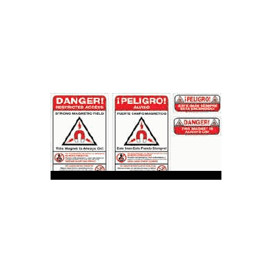 Sign, Wall Danger Warning Reflective 12"X18"