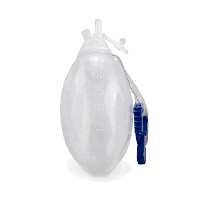 Drainage Bottle, 100 mL Silicone Bulb