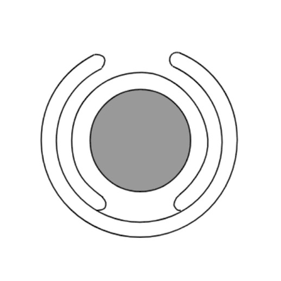 Silicone Flap Valve, for 10 mm or 12.5 mm Trocars