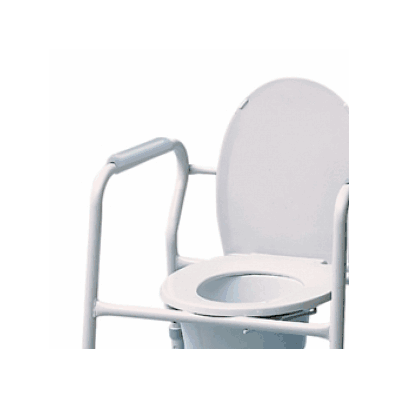 Silver Collection 3-in-1 Steel Commode By Gra