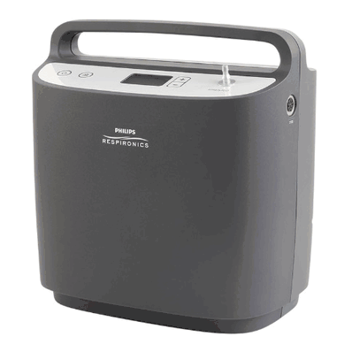 SimplyFlo Home Concentrator, includes AC power cord and manual