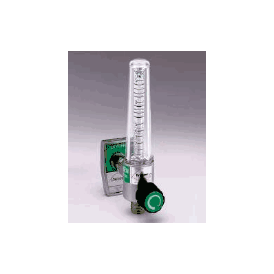 Single Oxygen Flow Meter Nickel Plated Brass,
