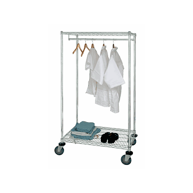 Single Pole Portable Garment Racks - Rack, Ga