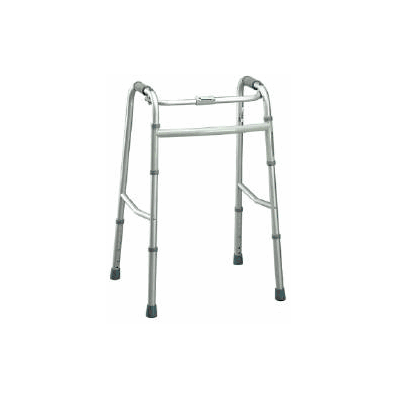 Single Release Folding Walker Adjustable Heig