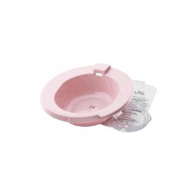 Sitz Bath, Round Dusty Rose, Polypropylene