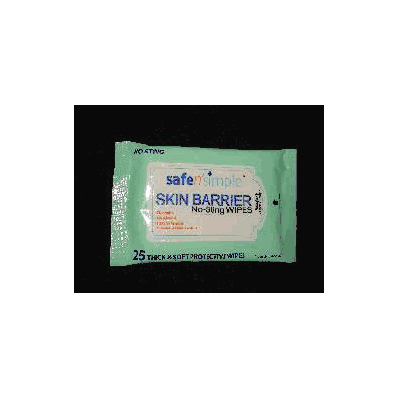 Skin Barrier Wipe Safe N Simple Unscented -