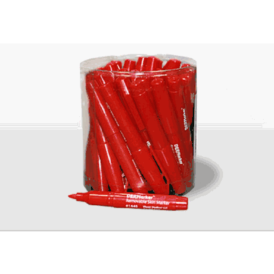 Skin Marker, color RED, Regular Tip