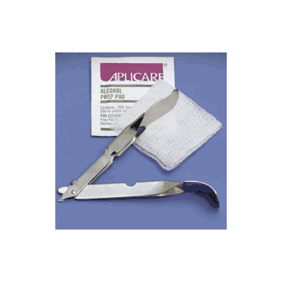 Skin Staple Removal Kit, Sterile