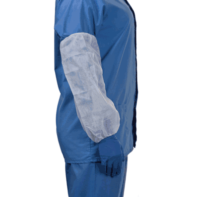 Sleeve, PE coated, 21", Elastic at both ends,