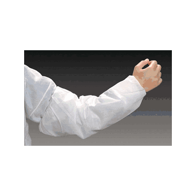 Sleeve, Tapered, Elas Ends, Wht, Univ. - Medl