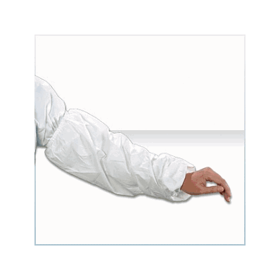 Sleeve, Tapered, Elas Ends, Wht, Univ. - Medl