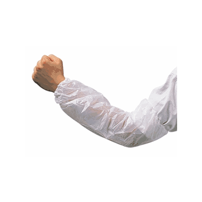 Sleeves, Polyethylene, White, 18" - Medline