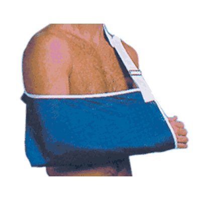 Sling, Arm, Thumb Loop, Blu, 5/Pk, L
