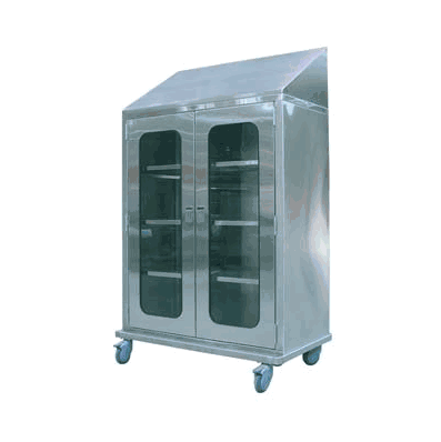 Cabinet, Or 5shlf Sloped Top 47"Wx18"Dx84"H S