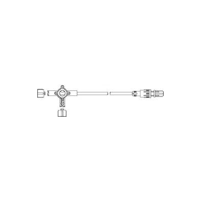 Smith MX412SL, (WILL ONLY SHIP 11/2021) Stopcock, Standard Bore Swivel Male Luer Lock, 20" with 2.6 mL Priming Volume