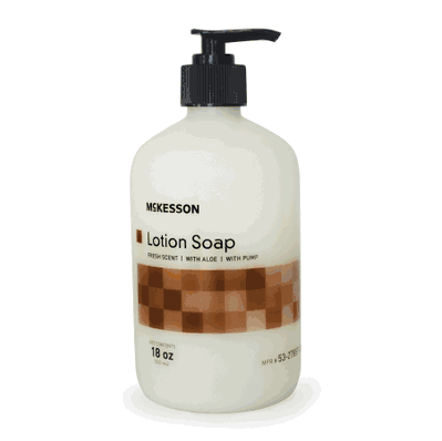 Soap, 18 oz. Lotion Pump Bottle, 6.0 - 7.0 Mild Surfactants