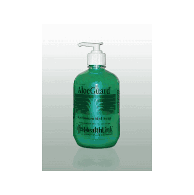 Soap, Antimicrob, Aloeguard, 18oz, Pump Btl -