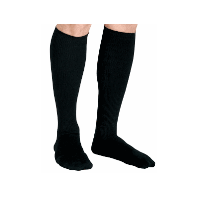 Sock, Compr, Knee, 8-15, Small, Black, Short