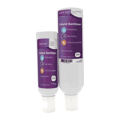 Soft N' Sure Foamed Hand Sanitizer, 9 oz. Foam Mousse, 62% Ethyl Alcohol-Based