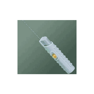 Soft Tissue Biopsy Device, 18 ga x 10 cm with Etched Tip, Gray